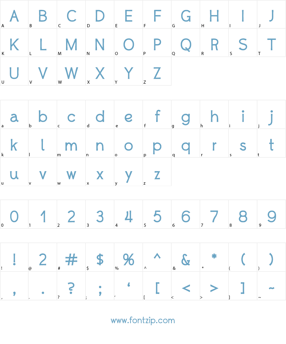 Whipsmart Font Character